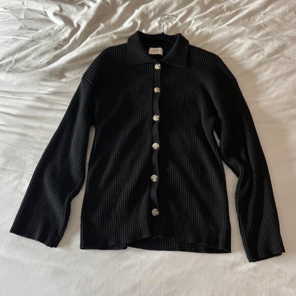 DISSH Black Knit Cardigan - Picture 4 of 5